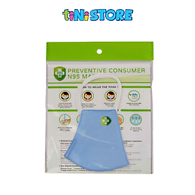 Khẩu trang vải sợi tre kháng khuẩn 3 lớp Green Shield,size M