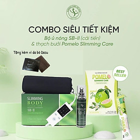 Combo Bộ Ủ Nóng Tan Mỡ SLIMMING BODY 2 CẢI TIẾN hỗ trợ giảm mỡ bụng đùi và