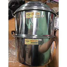 Mua Chỏ hấp nhôm xịn loại 1 có tem chính hãng Hoàn Cầu hai tầng chỏ hấp xôi hấp bánh bao chỏ hấp há cảo xửng hấp 20-40cm