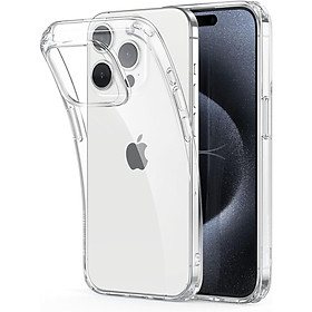 Ốp trong suốt ESR cho iPhone 15, 15 Plus, 15 Pro, 15 Pro Max, Vỏ mỏng chống sốc, Ốp TPU hạn chế ố vàng, ESR Zero Case Clear - Hàng Chính Hãng