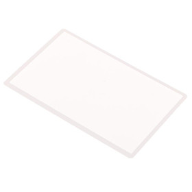 Replacement White Top Screen Frame Lens Cover LCD Screen Protector Compatible with Nintendo 2DS (1pc)