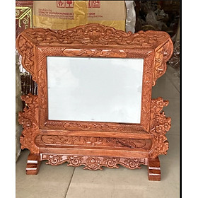 Mua Khung ảnh thờ đôi tứ linh gỗ hương cao cấp kích thước 25cmx35cm và 40x30cm