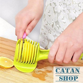 Mua Combo 2 dụng cụ cắt lát  cắt cà chua  chanh siêu nhanh  gắp bánh đa năng GD48-KCL-2