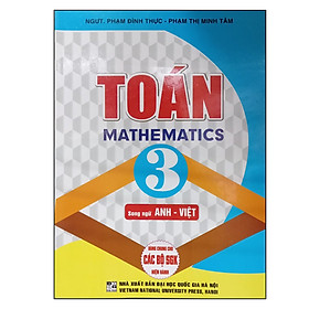 Sách Toán Lớp 3 Song Ngữ Anh - Việt