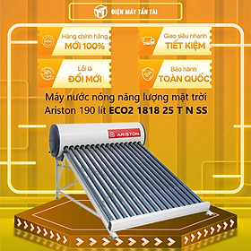 Mua Máy nước nóng năng lượng mặt trời Ariston ECO2 1818 25 T N SS 190L - Hàng chính hãng
