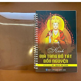 Mua Sách - Kinh Địa Tạng Bồ Tát Bổn Nguyện Gáy Lò Xo