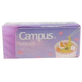 Bộ 3 Gôm Campus Kawaii ER-KWI-30 - Màu Tím