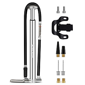 Portable Bicycle Pump Aluminum Alloy Tire Tube Mini High Pressure Hand Pump Inflator Bike Tire Pump Cycling Air Inflator
