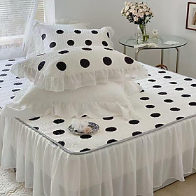 Mua Chiếu điều hoà cao su non 5D viền bèo công chúa mẫu mới_ hàng loại 1_ chất liệu cao su non dầy dặn mát lạnh