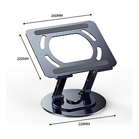 Mua Giá Đỡ Máy Tính Xách Tay Hợp Kim Nhôm Đế Xoay 360 độ ( HÀNG CAO CẤP)