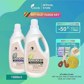 Nước Lau Sàn Hữu Cơ Bồ Hòn Ecocare - 100% thực vật, tinh dầu khử mùi, đuổi muỗi, chống trượt, kháng khuẩn - Chai 1000ml