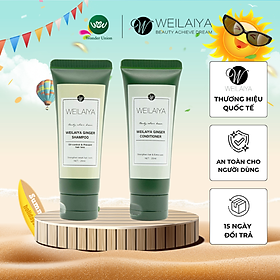 Set quà Dầu gội gừng ngăn rụng & kích mọc tóc Weilaiya