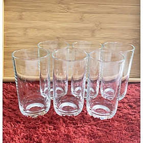 Bộ 6 cốc  thủy tinh uống nước cao cấp 250ml - ANTH682