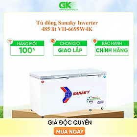 Mua Tủ đông mát Sanaky Inverter 485 lít VH-6699W4K - Hàng chính hãng( Chỉ giao HCM)