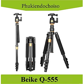 Chân máy ảnh Tripod BEIKE Q-555, Hàng chính hãng