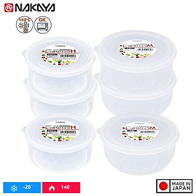 Combo 06 hộp bảo quản thực phẩm Nakaya Firm Pack H 800ml & M 1.3L - Hàng nội địa Nhật Bản | Made in Japan