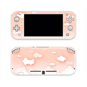 Mua Skin decal dán Nintendo Switch Lite mẫu Màu Pastel mây trời cam hồng (dễ dán  đã cắt sẵn)