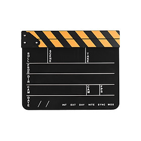 Bảng Clapboard Đóng Phim Sọc Vàng/ Đen