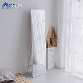 Gương Đứng Soi Toàn Thân Tràn Viền Khung Gỗ OCHU - A Mirror - White
