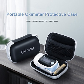 >> BÁO GIÁ Oximeter X1906 | Shopee Lazada Sendo Tiki mới nhất 64 Portable Oximeter Protective Case Multipurpose Waterproof Zipper Storage Bag EVA Fingertip Pulse Oximeter Organizer