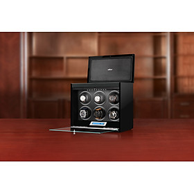 HỘP XOAY CHÍNH HÃNG DRIKLUX T6 - XOAY 6 ĐỒNG HỒ - Đen Vân Carbon