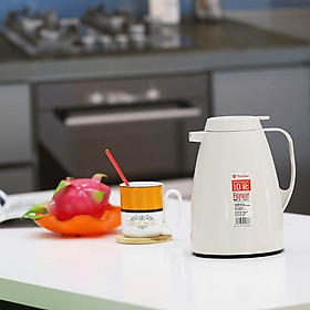 Phích pha trà giữ nhiệt cao cấp rạng đông, 1lit, thân nhựa, model: rd-1045n1.e - chính hãng