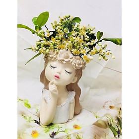 Mua Bình hoa cô gái  tượng cô gái decor  bình hoa nhập khẩu