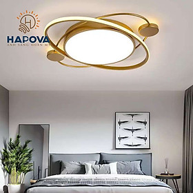 Mua Đèn ốp trần phòng khách 3 chế độ ánh sáng HAPOVA PESER 1014 + Tặng kèm khiển