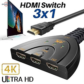 Bộ Chia Cổng Hdmi 3 Trong 1 4k Hdmi 3x1 Tương Thích Hdr