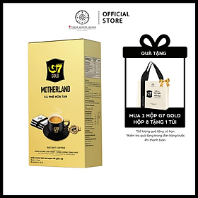 Trung Nguyên Legend - Cà phê sữa hòa tan G7 Motherland - Hộp 8 gói x 18gr