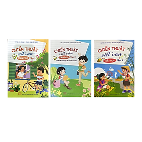 Sách - combo 3 cuốn chiến thuật viết văn tiểu học tập 1 + tập 2 + tập 3