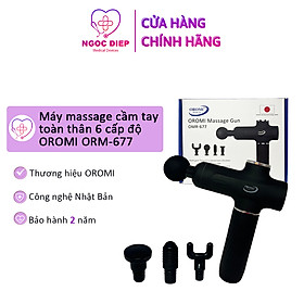 Máy Massage Cầm Tay Toàn Thân 6 Cấp Độ OROMI ORM-677 - Chuyên Sâu Vai Lưng