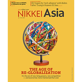 Nikkei Asian Review: Nikkei Asia - 2021: THE AGE OF RE - GLOBALIZATION - 3.20, tạp chí kinh tế nước ngoài, nhập khẩu từ Singapore