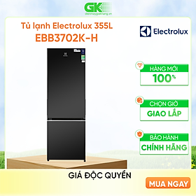 Tủ lạnh Electrolux Inverter 335 lít EBB3702K-H model 2021 - Hàng chính hãng (chỉ giao HCM)