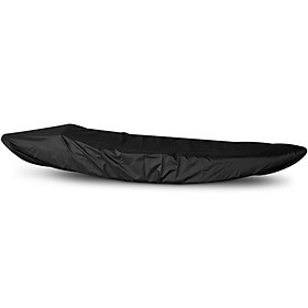 Tấm che bảo quản thuyền Kayak Chống tia cực tím, chống thấm nước và chống bám bụi dây rút điều chỉnh-Màu đen-Size 2,6-3,0 triệu