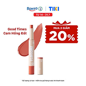 Son lì dạng thỏi Flawsome Creamy Lip Stain (2g) Good Times (Màu Cam Hồng Đất)
