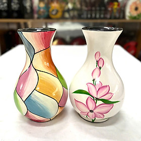 Bình hoa sơn mài Thanh Bình Lê- Mã B06 dùng cắm hoa, trang trí bàn, kệ, nhà cửa, văn phòng, quà tặng ý nghĩa