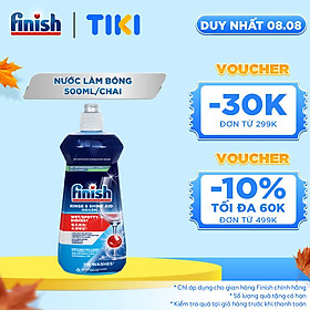 Nước Làm Bóng Chén Bát  Finish Rinse & Shine Aid