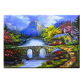 Mua Tranh Treo Tường THIÊN NHIÊN YÊN BÌNH Q6D8 - 27 (35 x 50 cm) Thế Giới Tranh Đẹp