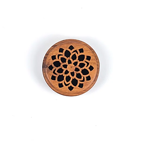 Mua Hộp đốt trầm khoanh thư giãn bằng gỗ hương tự nhiên