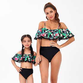 Họ Phù Hợp Với Đồ Bơi Mẹ Bơi Bikini Đồ Bơi Cho Mẹ Và Con Gái Đồ Bơi Nữ Trẻ Em Kid Cho Bé Bãi Biển Đồ Tắm - Kid 116