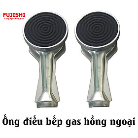 Mua  LINH KIỆN  COMBO 2 Điếu đầu đốt bếp gas hồng ngoại Ceramic 9cm Fujishi - (Kèm bass gắn + vít) - Hàng chính hãng