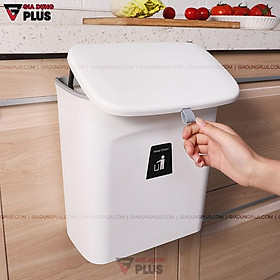 Mua Thùng đựng rác treo cánh cửa tủ bếp đa năng 7.5L | Nhựa PP Cao Cấp | Jianxia