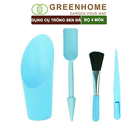 Mua Dụng cụ làm vườn mini  4 món  chuyên dụng cụ trồng sen đá  xương rồng  tiểu cảnh mini |Greenhome