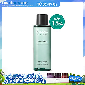 Nước cân bằng Innisfree Forest for men Fresh Skin 180ml - 131170815