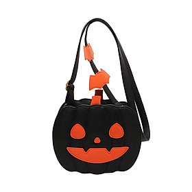Women Shoulder Bag Satchel Pumpkin Crossbody Bags for Halloween Wallets Gift