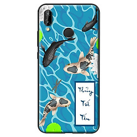 Ốp in cho Huawei Nova 3E Cá Koi Thủy - Hàng chính hãng