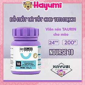 NOURSE 18 HỖ TRỢ TIM MẠCH VÀ SẠCH MẮT, CUNG CẤP TAURINE