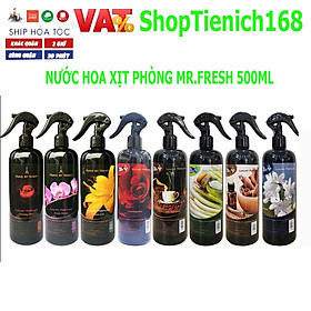 Chai nước hoa xịt phòng cao cấp Mr Fresh 500ml - khử mùi thuốc lá, ẩm mốc, hạn chế côn trùng ruồi muỗi