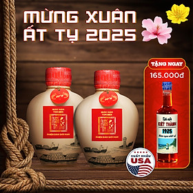 Đặc Sản Phan Thiết - Combo 2 Bình Gốm Nước Mắm Tôm Biển 60N